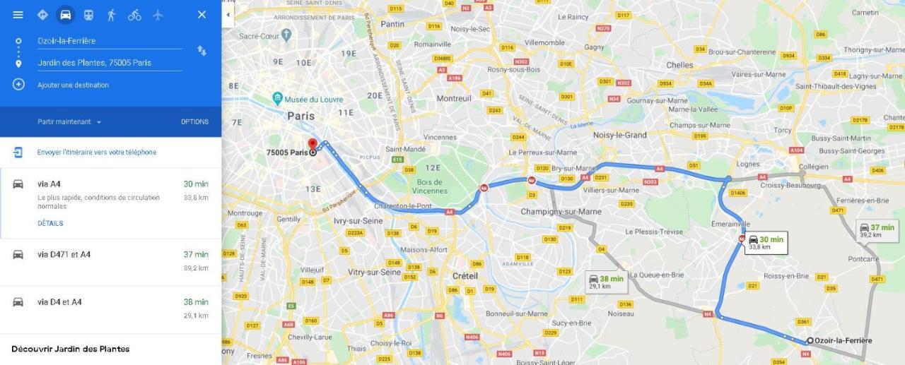 Tres Beau Studio Proche De Disneyland Et De Paris Apartment Ozoir-la-Ferrière Exterior foto